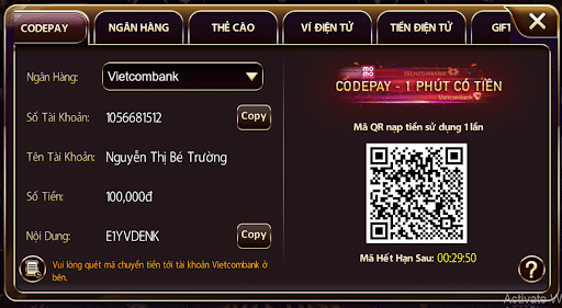 SUNWIN ⭐️ Link SUN.WIN Chính Thức 2026 Mới Nhất 14 Nạp tiền vào ứng dụng sun win bằng app ngân hàng.